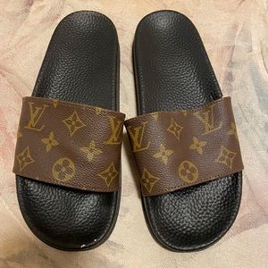 Repurposed Louis Vuitton Slides